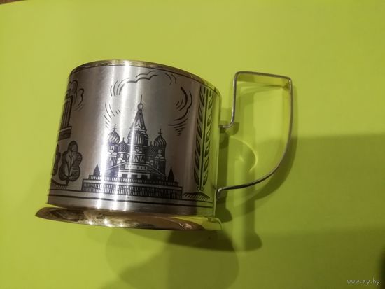 Серебряный подстаканик 875 пробы вес 100гр.