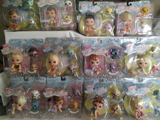 Мини Куклы Братц Лил с питомцами(оригинал) ,12 наборов одним лотом,пр-ль MGA Entertainment ,блистерная упаковка не идеальная