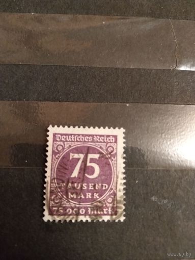 1923 Германия Рейх мих 276 оценка 14 евро концовка серии (2-15)