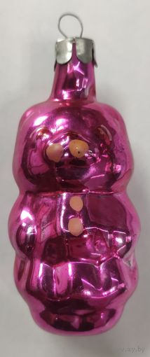 Елочная игрушка СССР.Медвежонок.