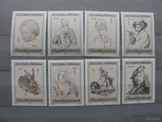 Продажа коллекции с 1 рубля! Искусство на почтовых марках мира.