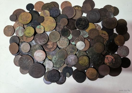 173 монеты Российской империи от Петра до Николая с серебром