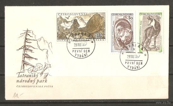 КПД Чехословакия 1957 Фауна