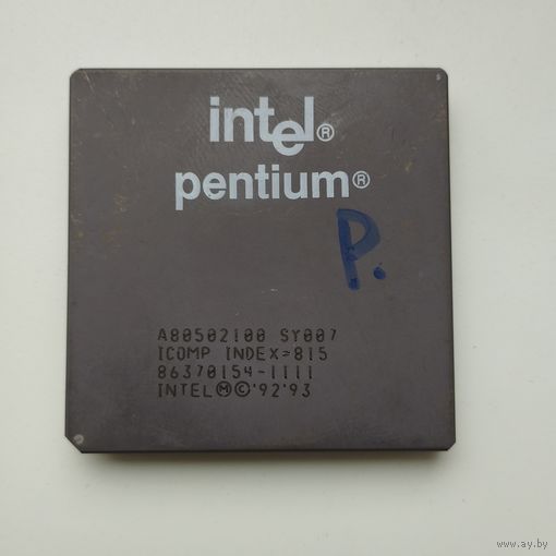 Керамический Ретро процессор INTEL PENTIUM A80502-100 SY007.
