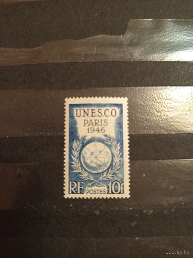 1946 Франция ЮНЕСКО герб чистая клей MNH** выпускалась одиночкой (2-11)