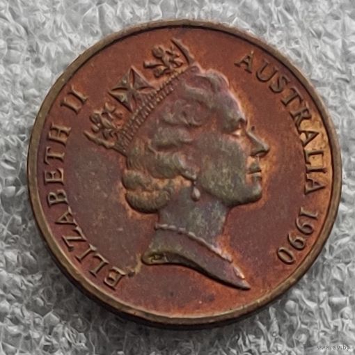 Австралия 1 цент  1990 г.