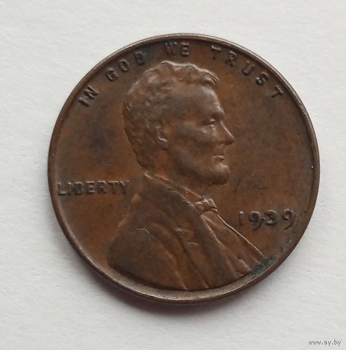 США 1 цент 1939 г.
