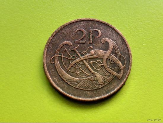 Ирландия. 2 пенса 1992. Торг.