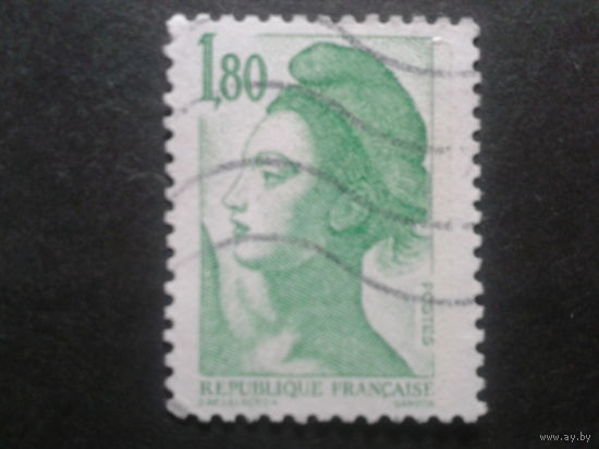 Франция 1985 стандарт 1,80 зел.