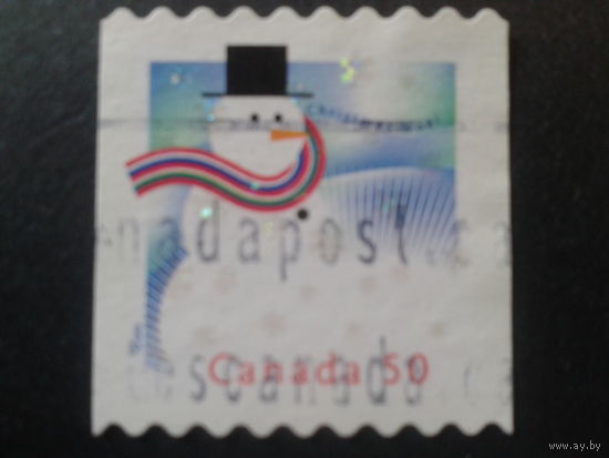 Канада 2005 Рождество Mi-0,8 евро гаш.