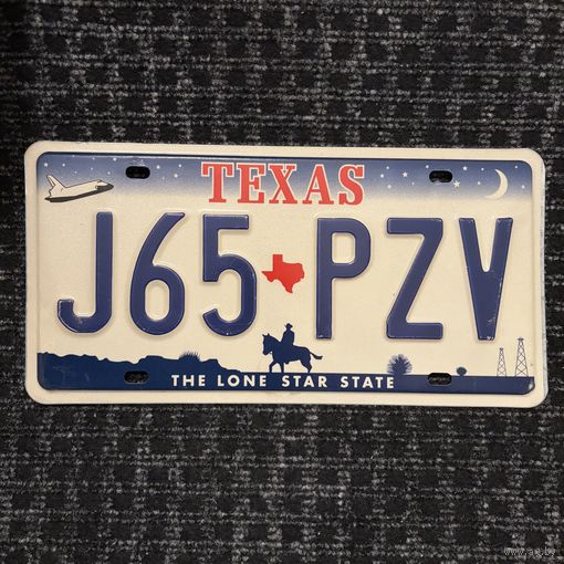 Автомобильный номер США Техас