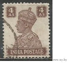 Индия. Король Георг VI. 1941г. Mi#174.