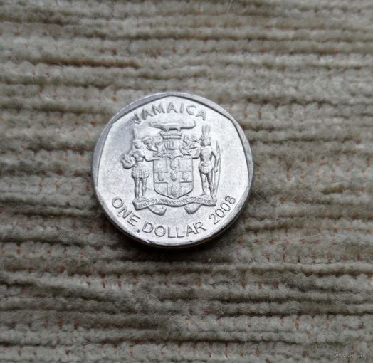 Werty71 Ямайка 1 доллар 2008 круглый