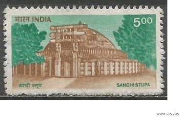 Индия. Индуистский храм. 1994г. Mi#1423.