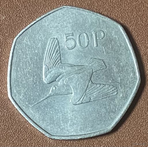 Монета 50  пенсов 1978 год. Ирландия