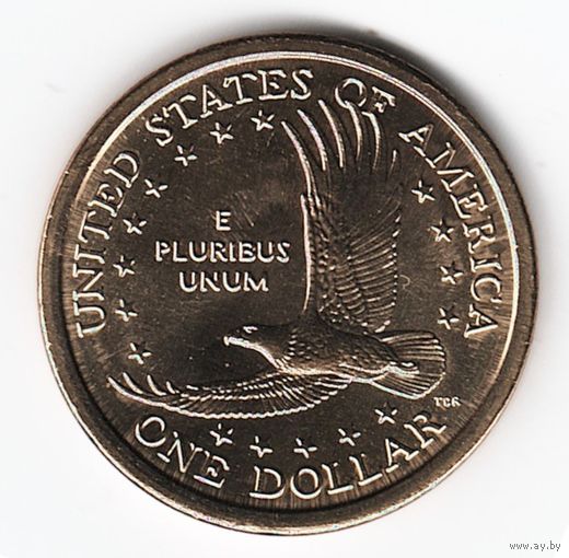 1 доллар США 2001 год Сакагавея Парящий орел двор Р _состояние UNC