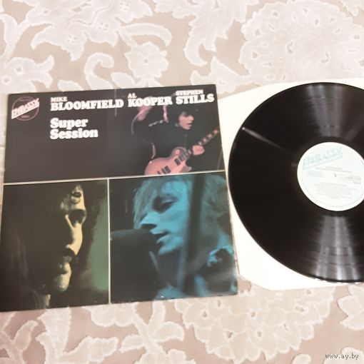 MIKE BLOOMFIELD/AL KOOPER/STEPHEN STILLS - 1975 - SUPER SESSION (UK) LP