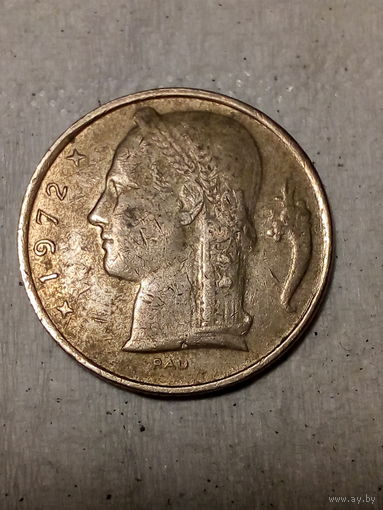 5 франков Бельгия 1972 год