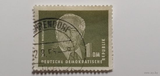 ГДР 1950. Президент Вильгельм Пик