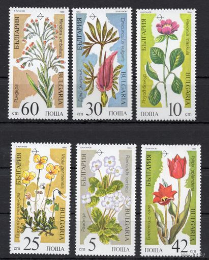Болгария 1989. Флора цветы   6 марок  (3735)