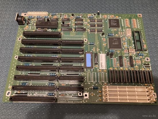 Материнская плата с процессором AMD 286-16