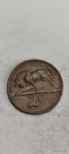 Африка 2 цент 1973