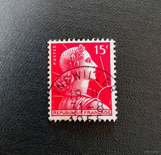 Марка Франция 1955 год Стандартный выпуск