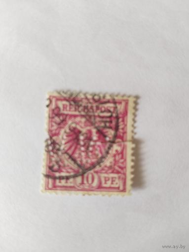 Германия  1889 перфин