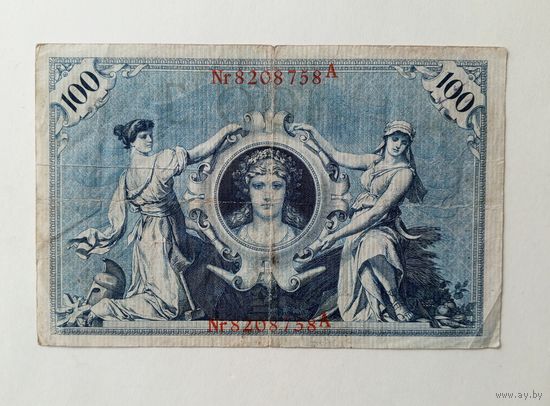 Германия. 100 марок 1908 г.