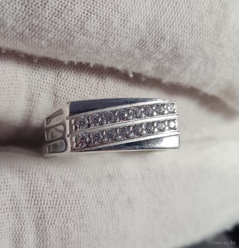 Кольцо печатка серебро 925, С РУБЛЯ! МНОГО ЛОТОВ С РУБЛЯ! лот#8