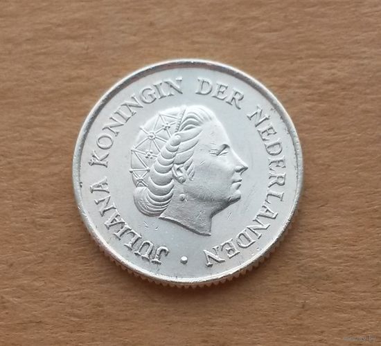 Нидерландские Антильские острова, 1/4 гульдена 1965, серебро 0.640, Юлиана (1948-1980)