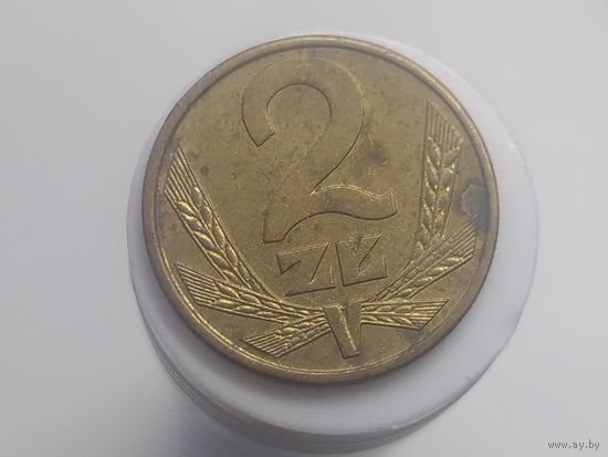 2 злотых Польша 1988 год  лот 42