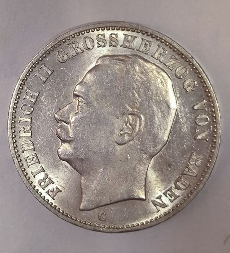3 марки 1908 Баден яркий блеск
