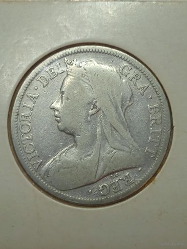 Великобритания 1/2 кроны 1900 г.