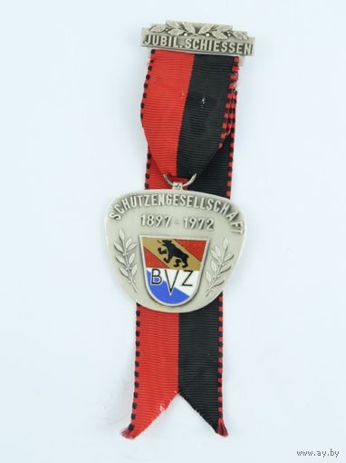 Швейцария, Памятная медаль "Стрелковый спорт" 1972 год.  (1381)