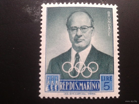 Сан-Марино 1959 функционер МОК