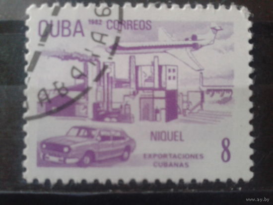 Куба 1982 Самолет, автомобиль