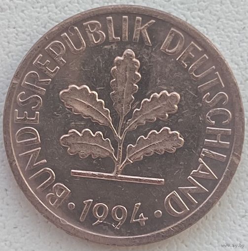 Германия 1 пфенниг 1994 г. F