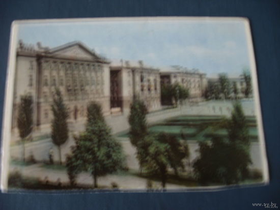 Открытка Брест На площади Ленина 1966г.