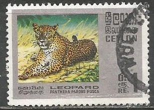 Цейлон. Леопард. 1970г. Mi#398.