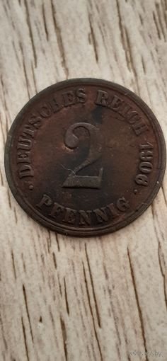 2 пфеннига 1906, Германия