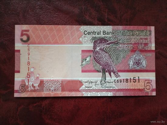 5 даласи Гамбия 2023 г.