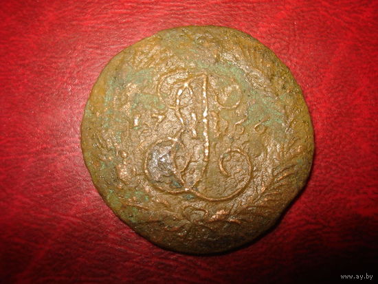 2 копейки 1766 года ММ Российская Империя (Екатерина II)