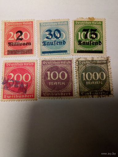 Марки Германия 1919