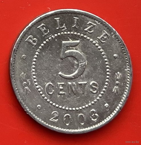 38-07 Белиз 5 центов 2003 г.