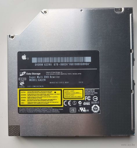 DVDRW HL GA31N 12.7mm SATA Slot-in