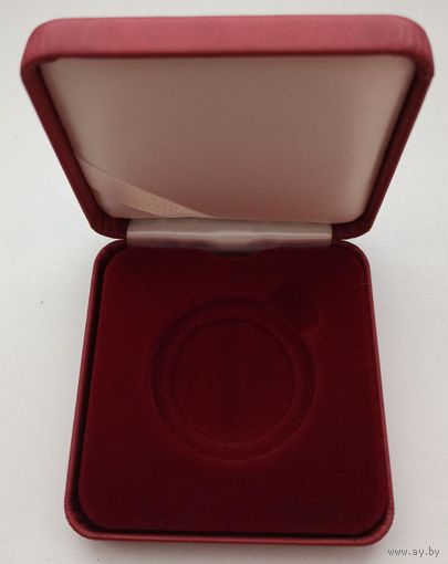 Футляр для монеты с капсулой 42.70 mm красный