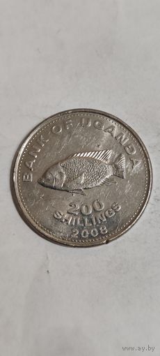 Уганда 200 шиллинг 2008