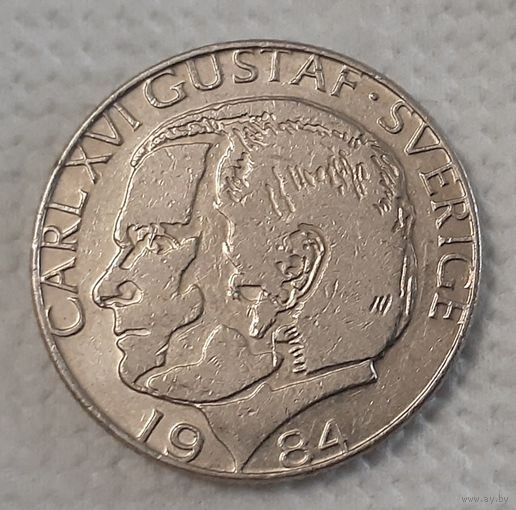 Швеция 1 крона, 1984 (11-1-1)
