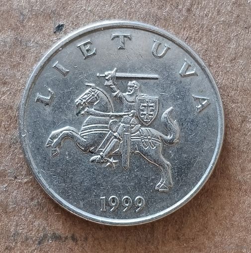 Литва 2-я республика 1 лит 1999 г., KM# 111